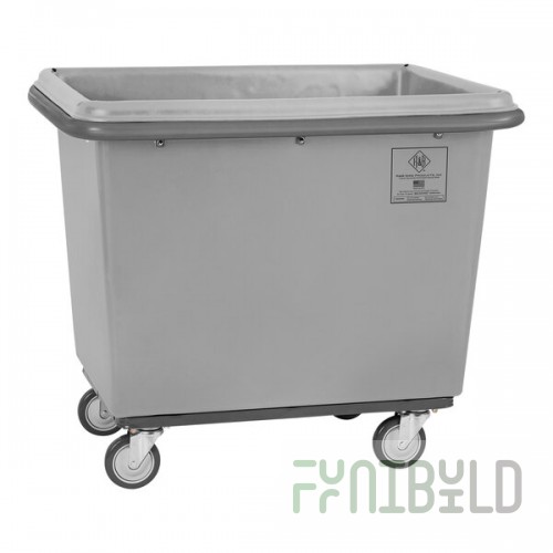 R&B Wire Products, Inc. 12 Bushel Gray Polypropylene Bumper Truck 4612G/PTB