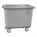 R&B Wire Products, Inc. 12 Bushel Gray Polypropylene Bumper Truck 4612G/PTB