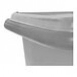 R&B Wire Products, Inc. 12 Bushel Gray Polypropylene Bumper Truck 4612G/PTB