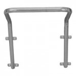 R&B Wire Products, Inc. 12 Bushel Gray Polypropylene Bumper Truck 4612G/PTB