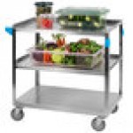Carlisle UC5032135 3 Shelf Stainless Steel Utility Cart - 35