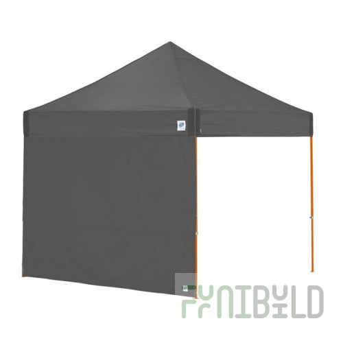 E-Z Up SW3SG10SLGY Recreational 10' Steel Gray Straight Sidewall