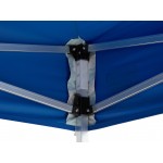 Backyard Pro Courtyard Series 10' x 15' Blue Straight Leg Heavy-Duty Aluminum Instant Pop-Up Canopy Tent