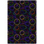 Joy Carpets Neon Lights Looped 12' x 12' Fluorescent Square Area Rug Joy Carpets Neon Lights Looped 12' x 12' Fluorescent Square Area Rug