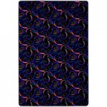 Joy Carpets Neon Lights Looped 12' x 12' Fluorescent Square Area Rug Joy Carpets Neon Lights Looped 12' x 12' Fluorescent Square Area Rug