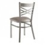 Lancaster Table & Seating Clear Coat Finish Cross Back Chair with 2 1/2