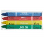 Choice 4 Pack Triangular Kids' Restaurant Crayons in Cello Wrap - 500/Case Choice 4 Pack Triangular Kids' Restaurant Crayons in Cello Wrap - 500/Case
