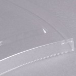 Fineline Wavetrends 128-L Clear PET Flat Lid for 128 oz. Serving Bowl - 48/Case