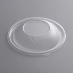 Visions 24 oz. Black PET Plastic Round Wide Catering / Serving Bowl - 50/Case
