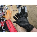 Lavex Pro Nitrile Black Heavy-Duty Powder-Free 6 Mil Thick Textured Gloves - Large - 1,000/Case Lavex Pro Nitrile Black Heavy-Duty Powder-Free 6 Mil Thick Textured Gloves - Large - 1,000/Case