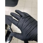 Lavex Pro Nitrile Black Heavy-Duty Powder-Free 6 Mil Thick Textured Gloves - Large - 1,000/Case Lavex Pro Nitrile Black Heavy-Duty Powder-Free 6 Mil Thick Textured Gloves - Large - 1,000/Case