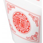 Fold-Pak SmartServ 26SSPRINTM Printed Chinese / Asian 26 oz. Microwavable Paper Take-Out Container - 25/Pack