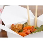 Fold-Pak SmartServ 32SSPRINTM Printed Chinese / Asian 32 oz. Microwavable Paper Take-Out Container - 500/Case