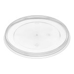 Inno-Pak To Go Fresh 32 oz. Clear Plastic Food Cup Vented Lid - 500/Case