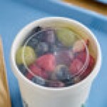 Inno-Pak To Go Fresh 32 oz. Clear Plastic Food Cup Vented Lid - 500/Case