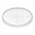 Inno-Pak To Go Fresh 32 oz. Clear Plastic Food Cup Vented Lid - 500/Case