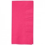 Creative Converting 139197135 Hot Magenta Pink 2-Ply 1/4 Fold Luncheon Napkin - 600/Case Creative Converting 139197135 Hot Magenta Pink 2-Ply 1/4 Fold Luncheon Napkin - 600/Case