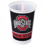 Creative Converting 318562 Ohio State University 2-Ply 1/4 Fold Luncheon Napkin - 240/Case Creative Converting 318562 Ohio State University 2-Ply 1/4 Fold Luncheon Napkin - 240/Case