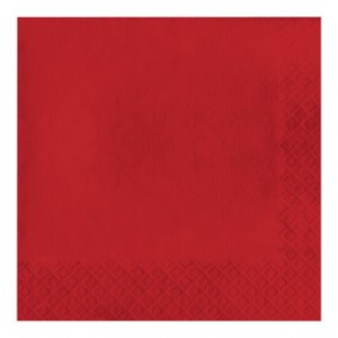 Creative Converting 661031B Classic Red 2-Ply 1/4 Fold Luncheon Napkin - 600/Case Creative Converting 661031B Classic Red 2-Ply 1/4 Fold Luncheon Napkin - 600/Case