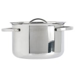 American Metalcraft MPL14 14 oz. Mini Stainless Steel Pot and Lid