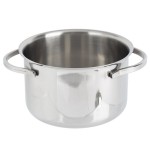 American Metalcraft MPL14 14 oz. Mini Stainless Steel Pot and Lid