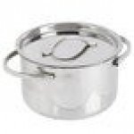American Metalcraft MPL14 14 oz. Mini Stainless Steel Pot and Lid