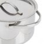 American Metalcraft MPL14 14 oz. Mini Stainless Steel Pot and Lid