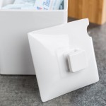 Cal-Mil C1432NL White Melamine Notched Lid for 4