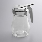 Vollrath 1206 Dripcut® 7 oz. Clear Polycarbonate Teardrop Syrup Server with Chrome Top Vollrath 1206 Dripcut® 7 oz. Clear Polycarbonate Teardrop Syrup Server with Chrome Top