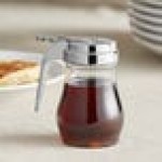 Vollrath 1206 Dripcut® 7 oz. Clear Polycarbonate Teardrop Syrup Server with Chrome Top Vollrath 1206 Dripcut® 7 oz. Clear Polycarbonate Teardrop Syrup Server with Chrome Top
