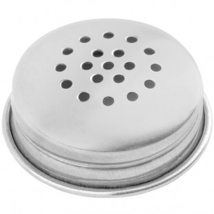 TableCraft Stainless Steel Perforated Shaker Top - 163T - 24/Case TableCraft Stainless Steel Perforated Shaker Top - 163T - 24/Case