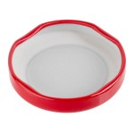 Acopa Red Solid Milk Bottle Lid - 12/Case Acopa Red Solid Milk Bottle Lid - 12/Case