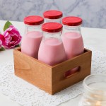 Acopa Red Solid Milk Bottle Lid - 12/Case Acopa Red Solid Milk Bottle Lid - 12/Case