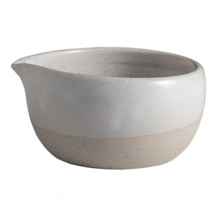 Off Grid Studio Gembrook from Steelite International 4 oz. Round White Stoneware Spouted Ramekin - 36/Case