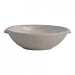 Off Grid Studio Gembrook from Steelite International 4 oz. Round White Stoneware Spouted Ramekin - 36/Case