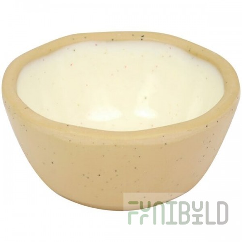 Dalebrook Marl from Global Tableware Collective 2.2 oz. Cream Melamine Ramekin - 40/Case