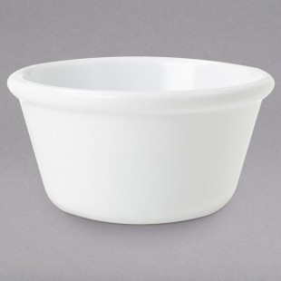 GET RM-400-W 4 oz. White Smooth Melamine Ramekin - 48/Case