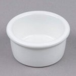 Tuxton BWB-050E 5 oz. White China Sauce / Salsa Dish - 36/Case Tuxton BWB-050E 5 oz. White China Sauce / Salsa Dish - 36/Case