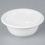 Tuxton BWB-050E 5 oz. White China Sauce / Salsa Dish - 36/Case Tuxton BWB-050E 5 oz. White China Sauce / Salsa Dish - 36/Case