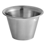 Vollrath 46713 3 oz. Smooth Stainless Steel Round Sauce Cup Vollrath 46713 3 oz. Smooth Stainless Steel Round Sauce Cup