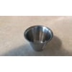 Vollrath 46713 3 oz. Smooth Stainless Steel Round Sauce Cup Vollrath 46713 3 oz. Smooth Stainless Steel Round Sauce Cup