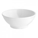 Acopa 3.5 oz. Bright White Porcelain Asian Appetizer / Tasting Spoon - 72/Case