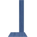 Menu Solutions WDAFR-B True Blue Wood Menu Holder / Tent with 5 Menu Solutions WDAFR-B True Blue Wood Menu Holder / Tent with 5