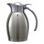 Service Ideas Nicollet 20 oz. Polished Stainless Steel Insulated Carafe / Server with Push Button Lid NIC06PS Service Ideas Nicollet 20 oz. Polished Stainless Steel Insulated Carafe / Server with Push Button Lid NIC06PS