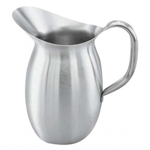 Vollrath 82040 132 oz. Satin Finish Stainless Steel Bell Pitcher Vollrath 82040 132 oz. Satin Finish Stainless Steel Bell Pitcher