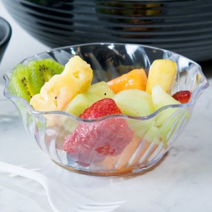 Cambro SRB13CW135 Camwear® 13 oz. Clear Polycarbonate Swirl Bowl - 24/Case