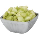 Vollrath 47681 Fluted Double Wall Square 1.8 Qt. Serving Bowl