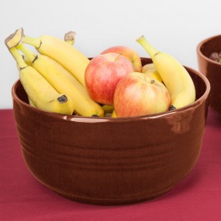 TableCraft CW3180CP 6.75 Qt. Copper Cast Aluminum Fruit Bowl