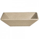 G.E.T. Enterprises BSD16-MOD-S Bugambilia 13.5 Qt. Smooth MOD Finish Sand Granite Resin-Coated Aluminum XL Deep Square Bowl