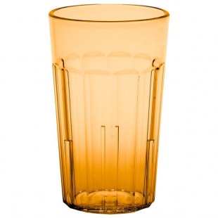 Cambro NT10153 Newport 10 oz. Amber Customizable SAN Plastic Tumbler - 36/Case Cambro NT10153 Newport 10 oz. Amber Customizable SAN Plastic Tumbler - 36/Case